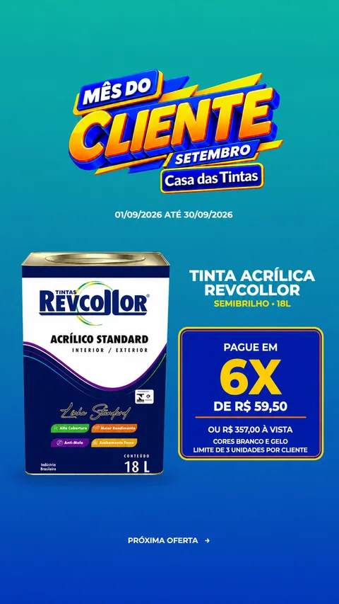 Revcollor — Mês do Cliente, Casa das Tintas